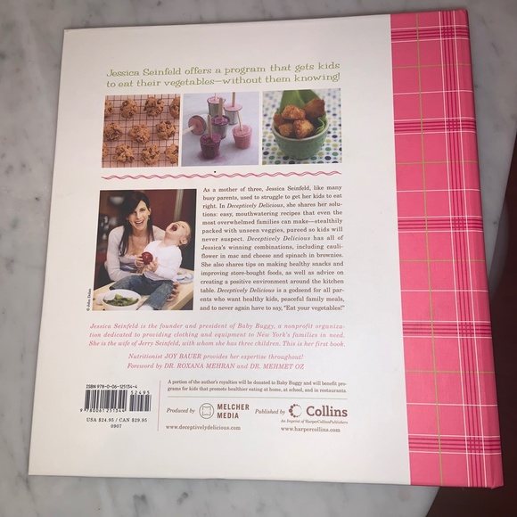 Kitchen Cookbook Deceptively Delicious By Jessica Seinfeld Jerry Seinfelds Wife Poshmark
